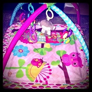 Baby girl animal play mat